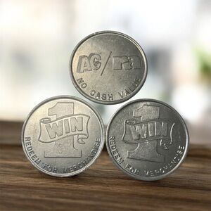 Vintage AC/RA Amusement Tokens